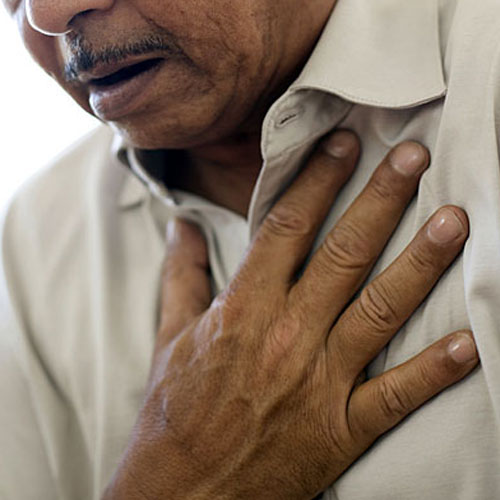 Evaluation of chest pain breathing difficulty palpitations Hyderabad